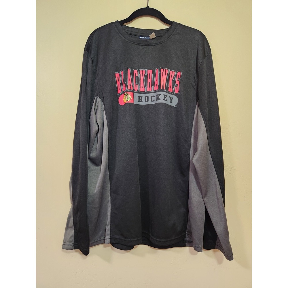 Gear‎ For Sports BlackHawks Hockey Long Sleeve Shirt Mens Size XL